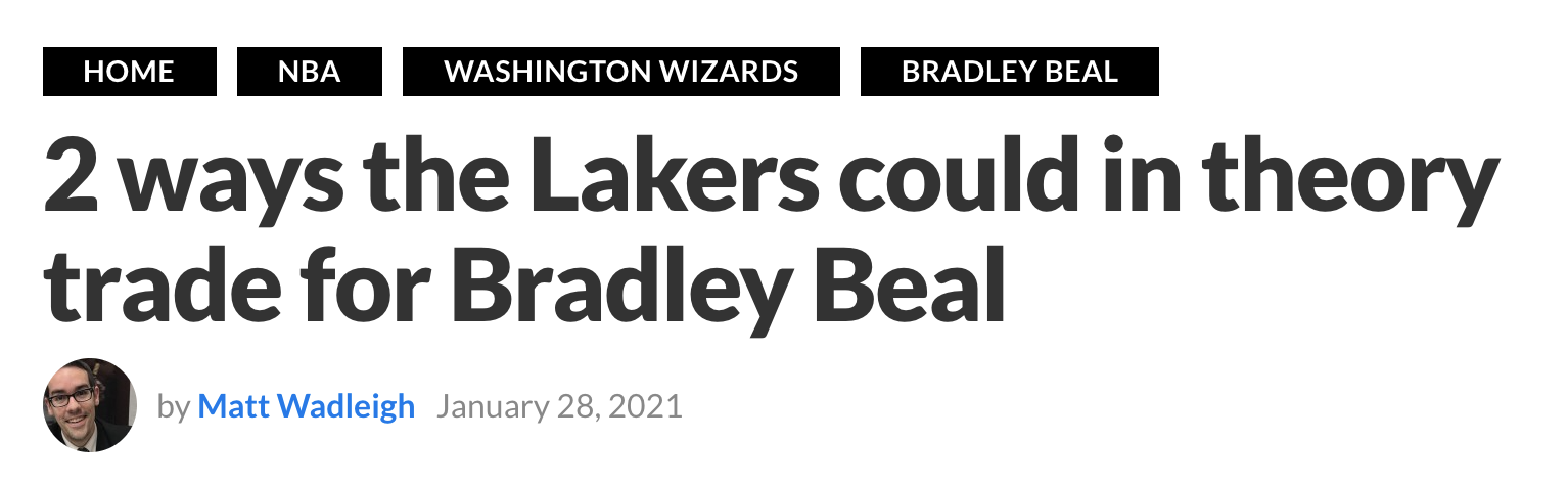 湖人队|美媒建议湖人可用2方案追比尔：5人3首轮成筹码？送出塔克更舒服