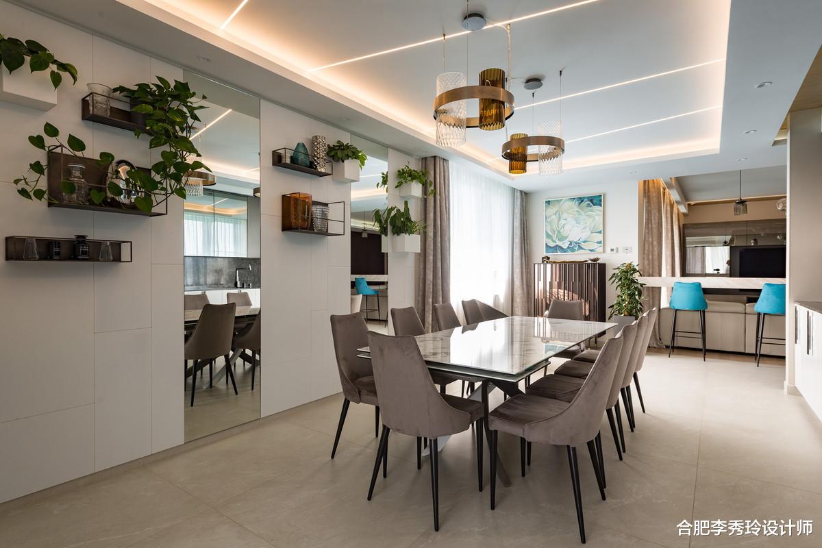 160㎡四口之家,不过度“追捧”流行风格,做到了真正的简约大方