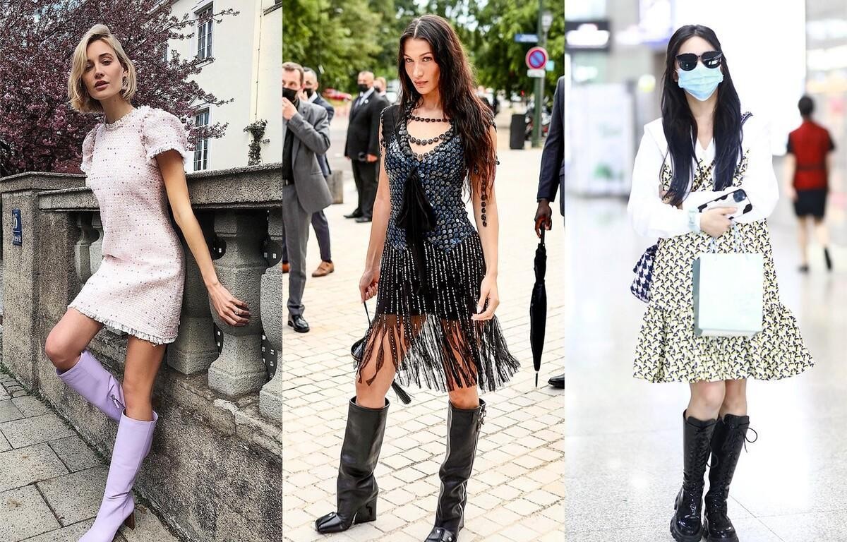 白小白的衣橱|靴子爱好者的穿搭秘籍来了!谁说夏天不能穿靴子,反季时尚get