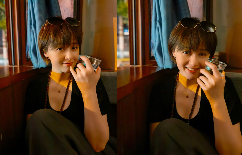 木耳|长发蒋欣梦回“欢乐颂” 与杨紫重聚上综艺，路透穿搭太高级