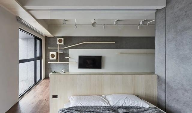 85㎡极简毛坯风,只要设计得好,水泥墙也有高级感