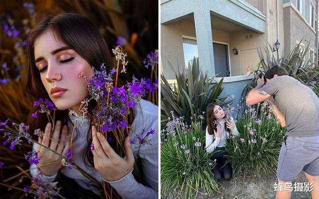 60张拍摄花絮的对比照，摄影师=魔术师？路边野草都拍得这么美