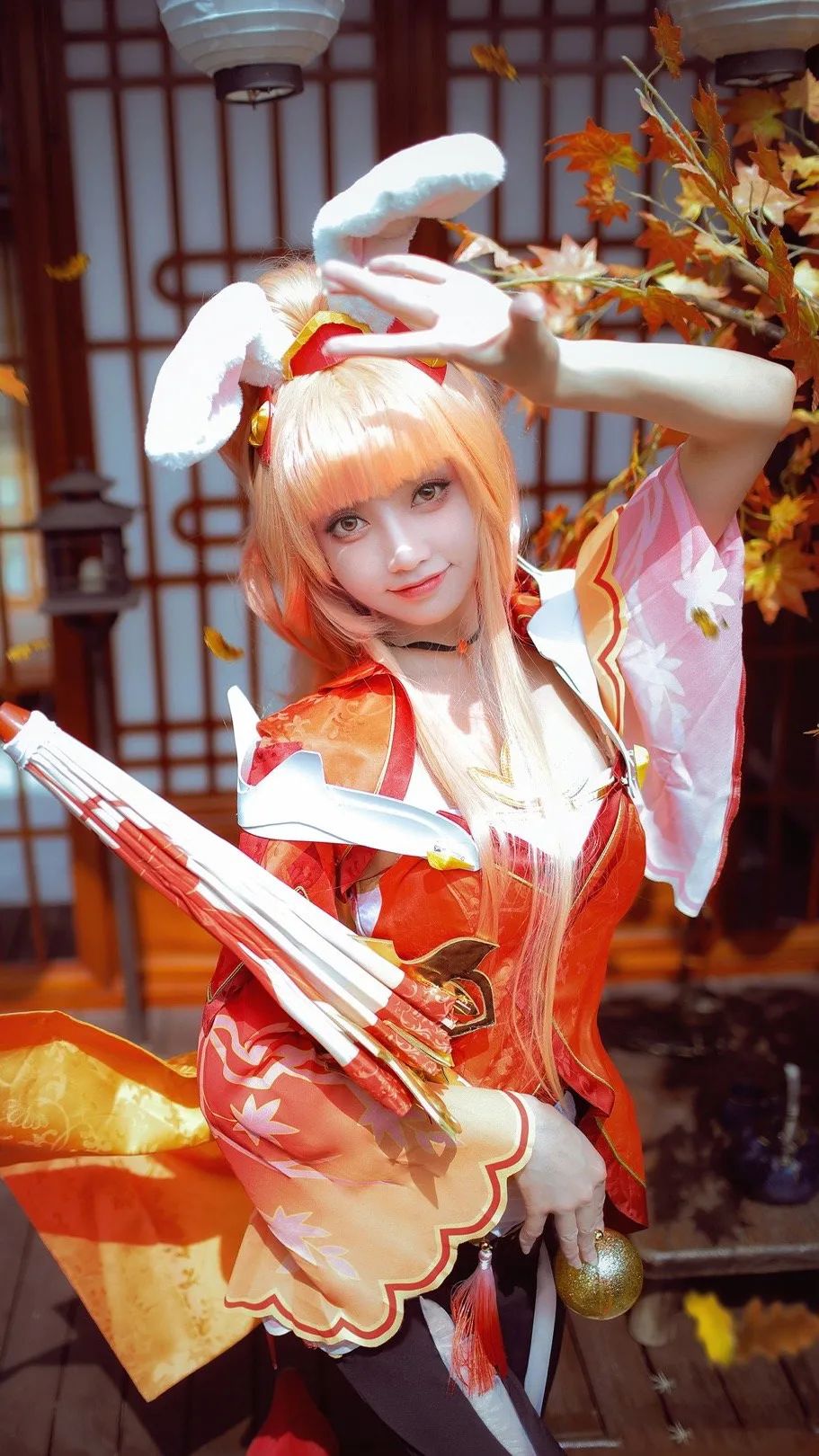 王者荣耀|cos：王者荣耀阿离老婆cos正片@走路摇