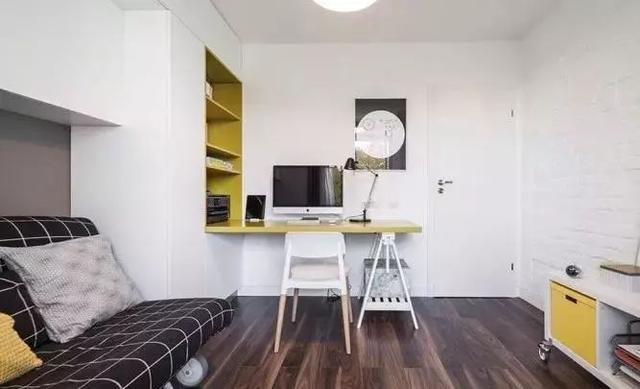 书桌一体柜组合案例,巧妙把小户型省出10㎡