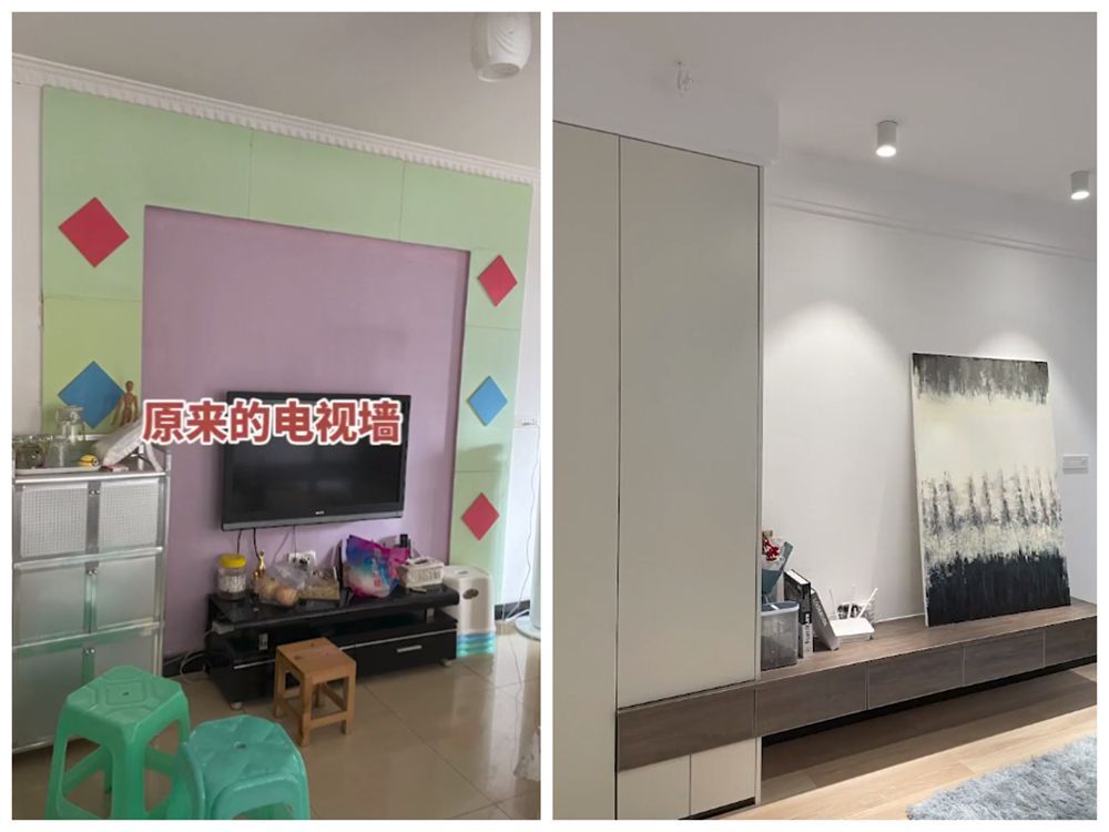 他买下60㎡老房当婚房,装修陈旧没质感,花3W进行居改,彻底翻身