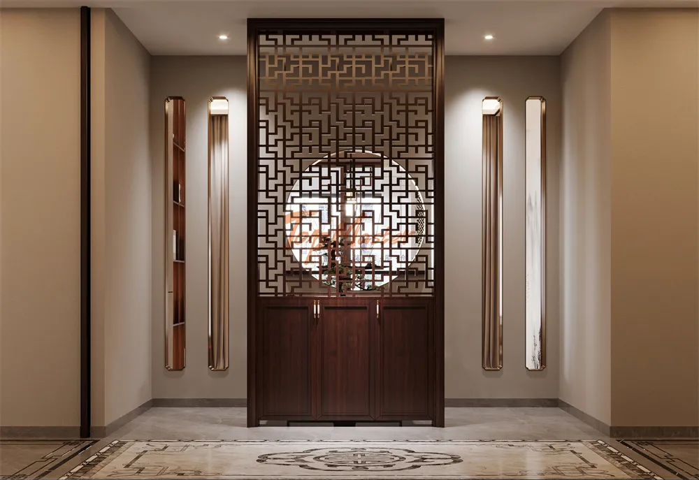 【鲁班装饰】曼城150㎡新中式,曲水流觞