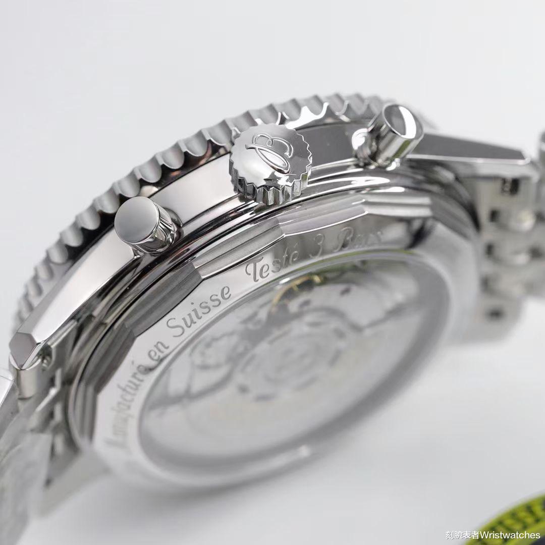 刻腕表者Wristwatches GF厂百年灵航空计时B01系列复刻表做工测评!