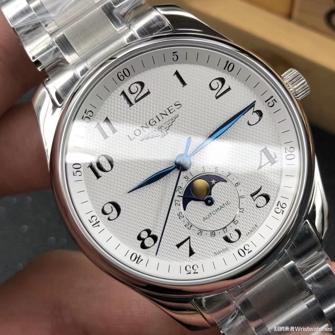 刻腕表者Wristwatches GF厂浪琴名匠系列月相腕表做工细节怎么样!