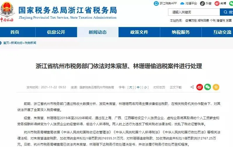 雪梨|逃税被罚近一亿！雪梨、林珊珊还有机会重返直播间吗？