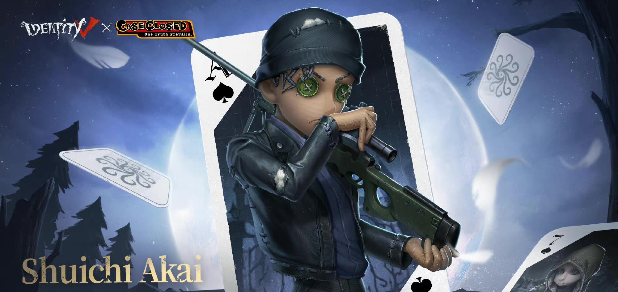 第五人格|名侦探柯南X第五人格日服联动，网友为爱发电绘制插图，全员高帅
