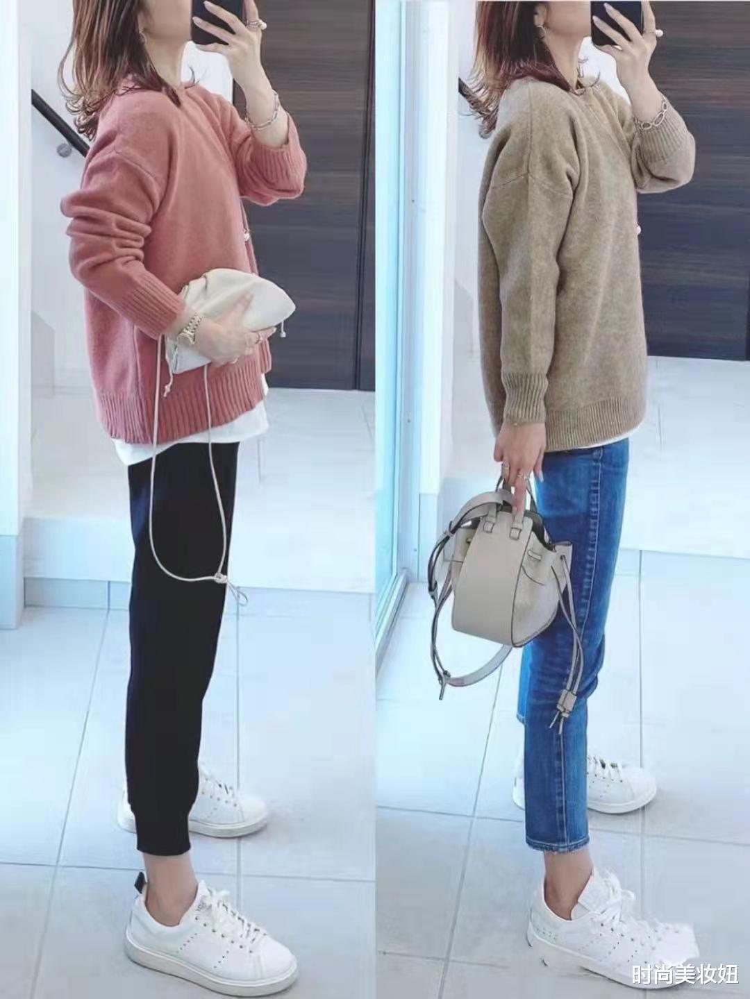 时尚美妆妞 “毛衣+9分裤”怎么搭更高级，40岁妈妈的穿搭经验，减龄又洋气