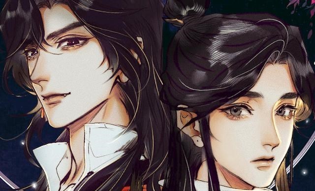 天官赐福|《天官赐福》漫画二周年新图，是穿礼服的花怜，玩偶什么时候官宣