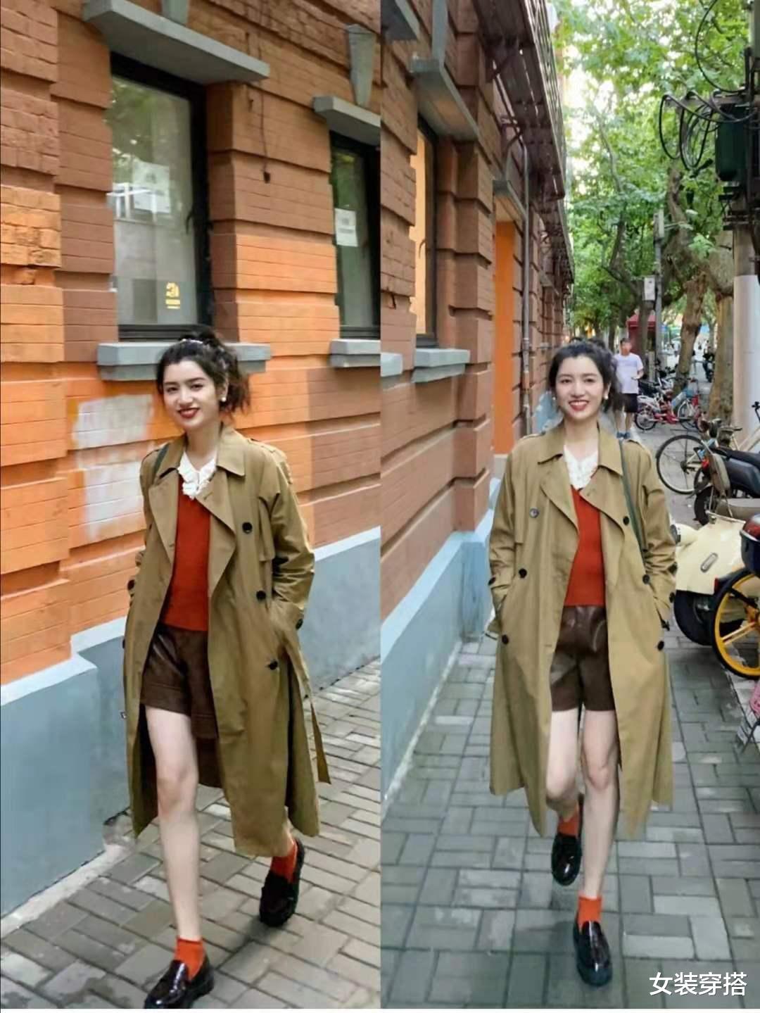 女装穿搭|2021年秋天风衣怎么搭配好看