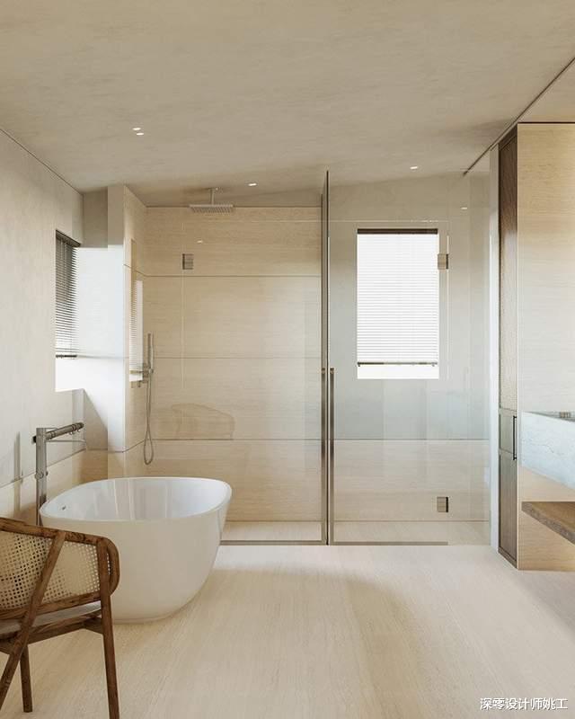 深零设计师姚工|抄作业的时候到了!20款高颜值卫生间装修案例,看中的赶紧搬回家