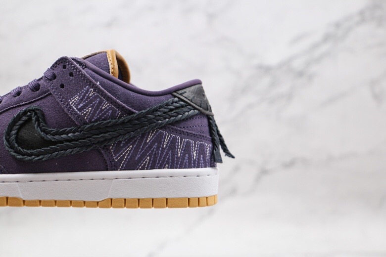 莆田鞋匠|Nk SB Dunk Low 限量色N7紫扣篮系列复古低帮滑板鞋