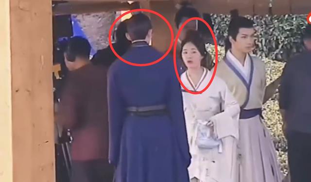 赵露思|吴磊的《星汉灿烂》曝路透，赵露思红色装束绝美，搭建场景也曝光