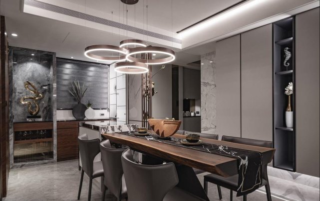 169平现代风三居室房，收纳设计和空间机能设计完美