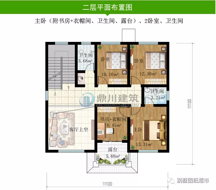 别墅|32万建三层农村别墅，复式带堂屋，6房+棋牌室