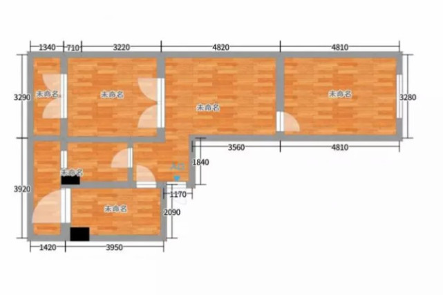 86平日式风二居室不统一的色彩增加代入感与仪式感