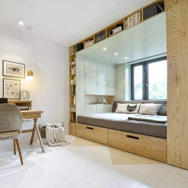 飘窗也能当床铺?来看一看你没有见过的,漂亮又实用!