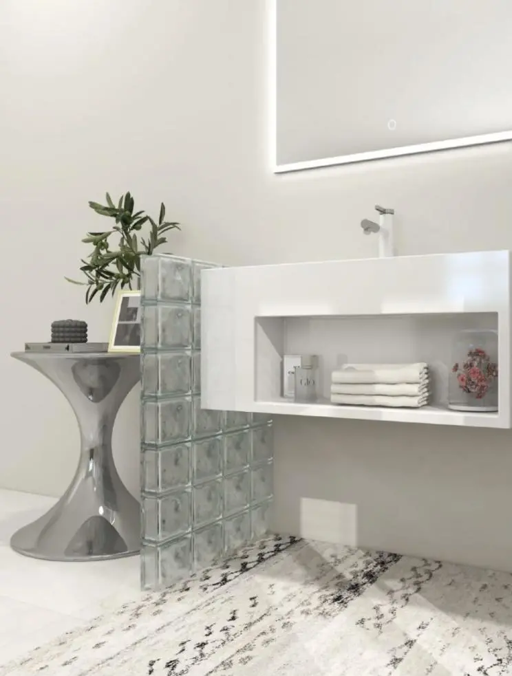 装修设计大全|超仙玻璃砖，一秒拉开和邻居家的时尚距离！