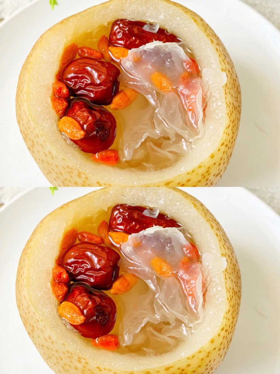 感冒|简单的冰糖炖雪梨,三步完成,为秋冬感冒保驾护航。