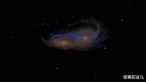 银河系与相邻的仙女星系,已开始碰撞?猜想太阳系未来命运