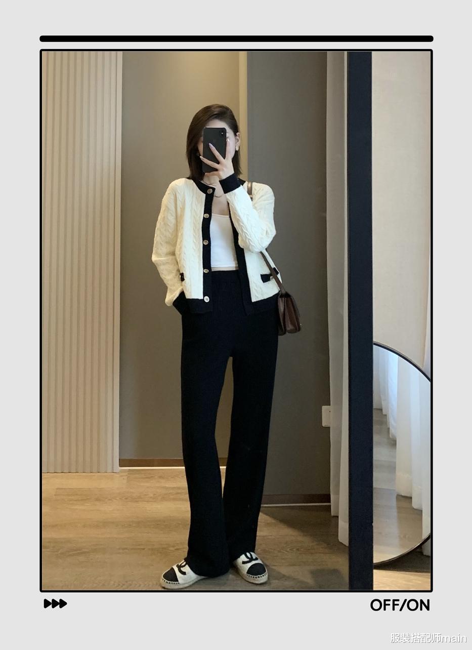 服装搭配师main|早秋解锁针织开衫的时髦穿法：这样搭裤子和裙子，落落大方显气质