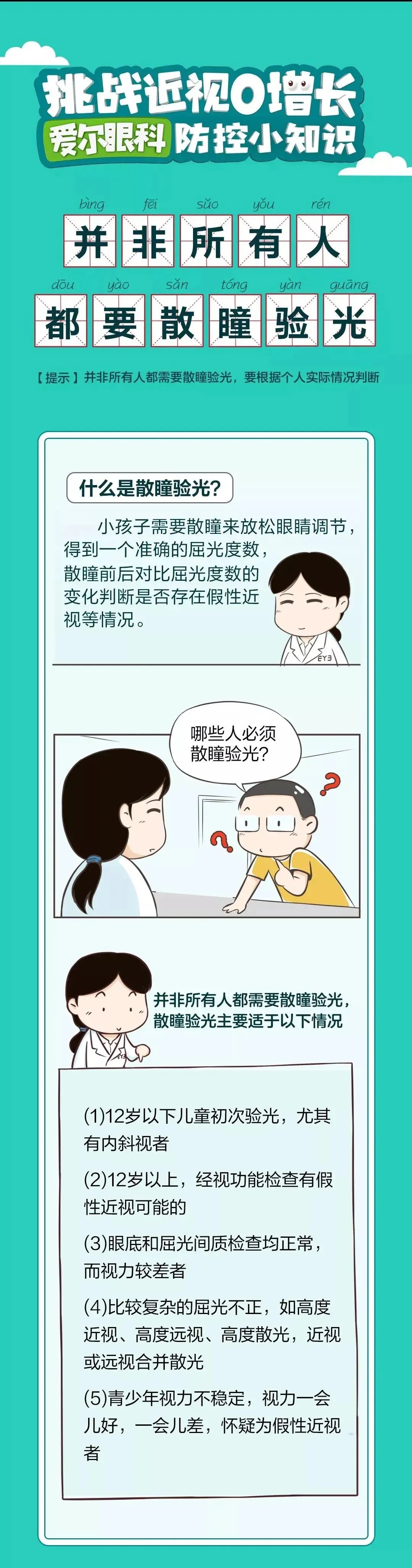 所有人验光时都要散瞳吗？