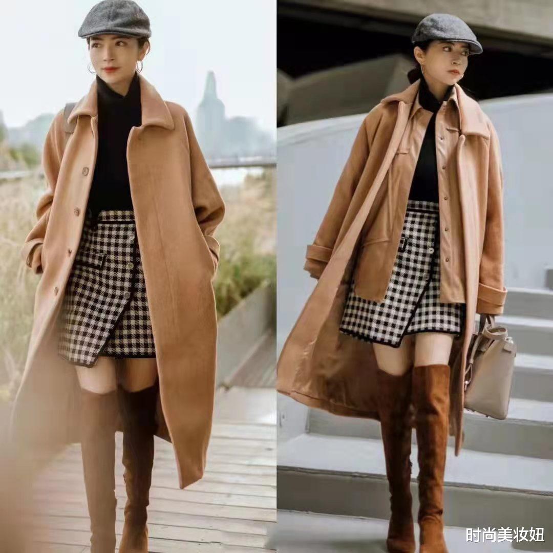 时尚美妆妞 “过膝长靴”寒冬超时髦的打开方式，不露腿保暖洋气，回头率爆棚