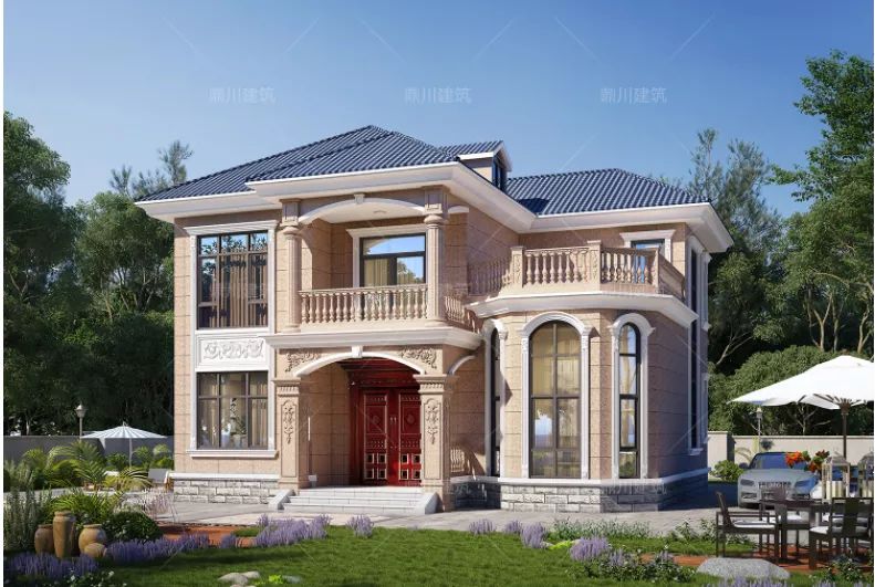 11×10米二层农村别墅,4室3厅+娱乐室设计,实用经济易建造