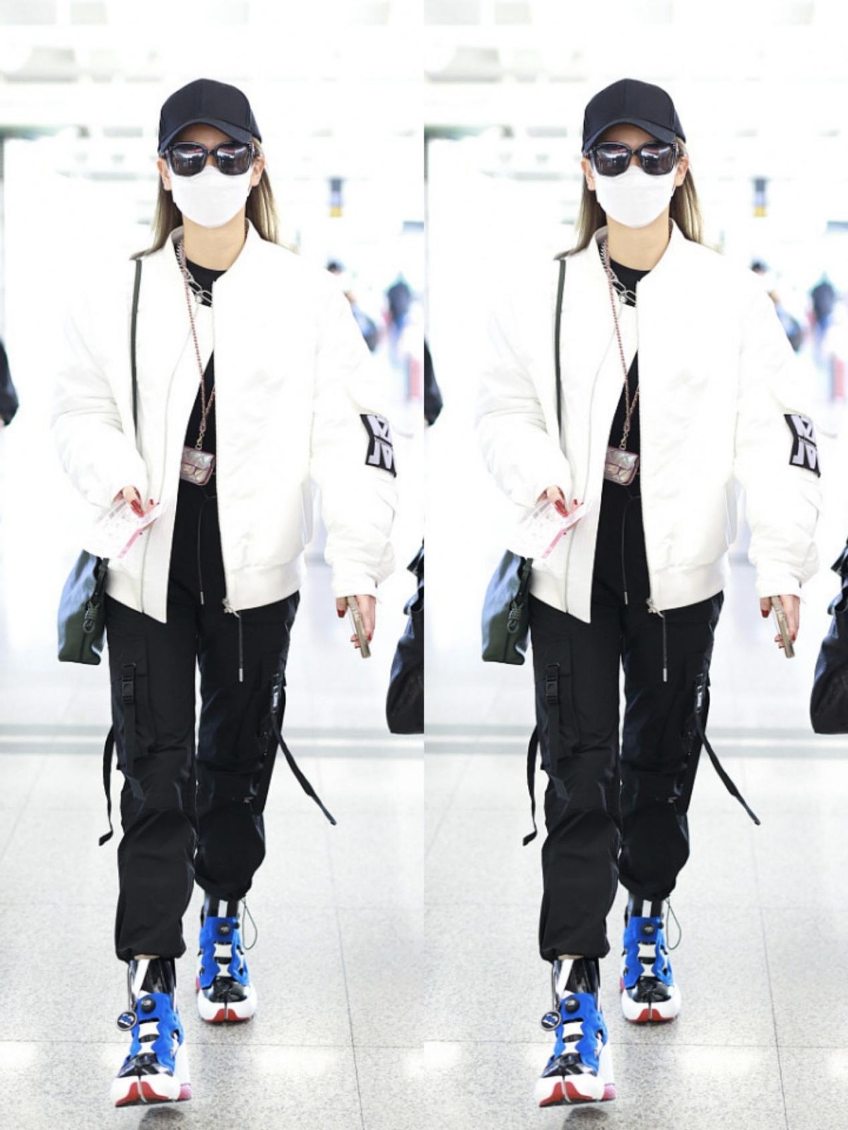 白小白的衣橱 戚薇和韩国老公跟走T台似的，俩人穿得都很“韩范儿”，太靓了