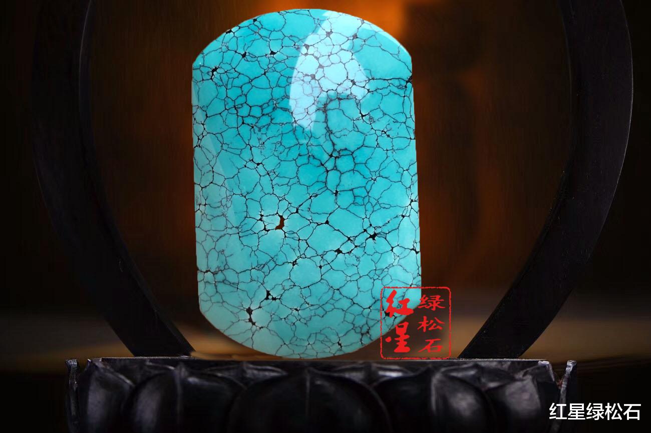 绿松石|真正的绿松石的铁线是很自然的