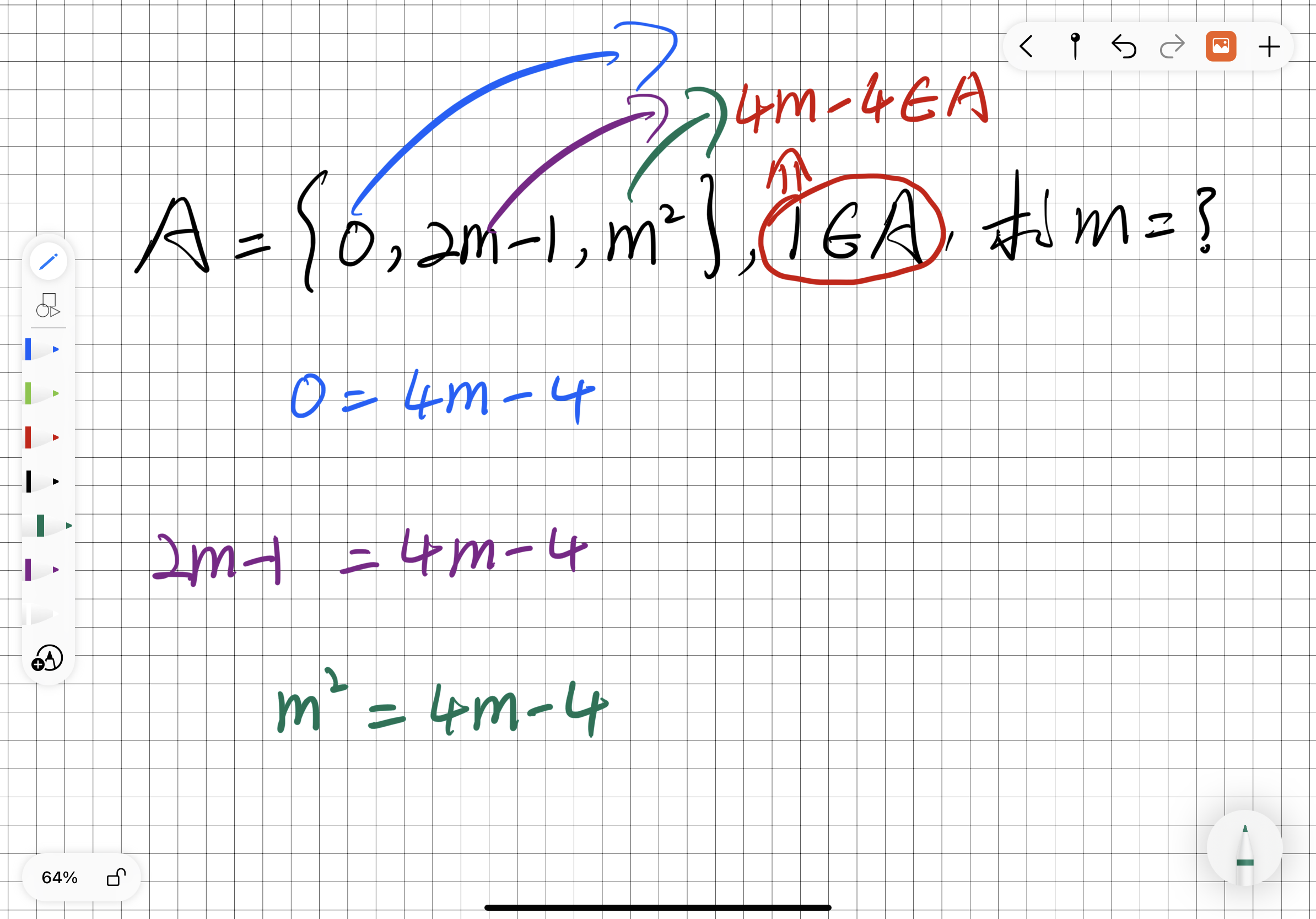  元素的互异性具体应用，真没那么简单（详解含参方程解集）