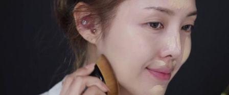底妆 有一种“反差”叫女星卡粉，在高清镜头下，浮粉斑驳真实“尴尬”