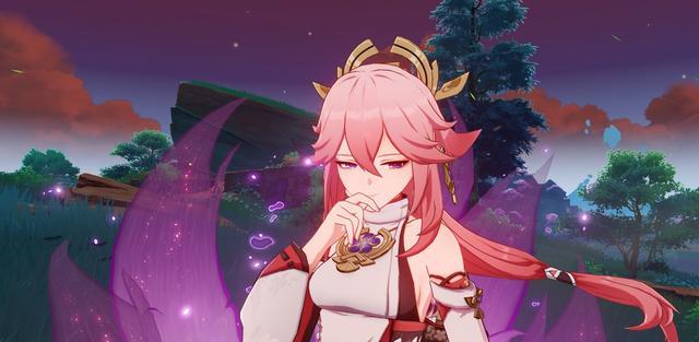 雷神|原神:八重神子技能曝光,果然是只屑狐狸?吃掉了雷神手里的小鸟