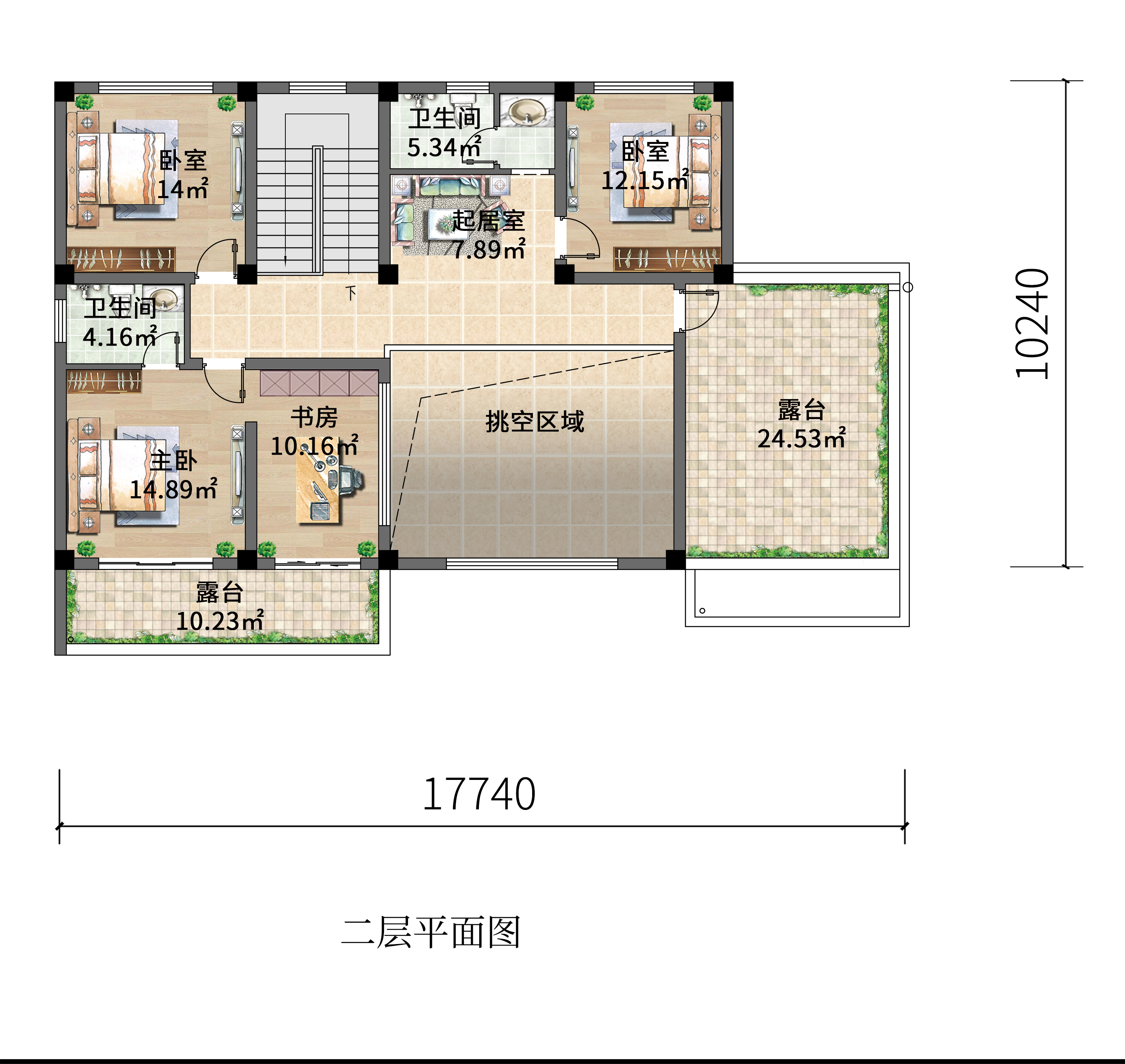 别墅|占地150方的独栋别墅，带车库与露台生活安逸