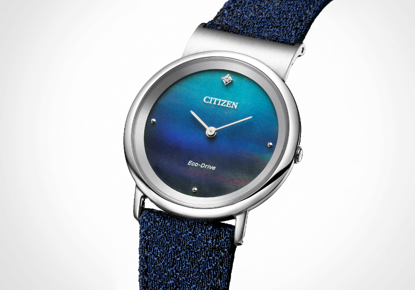 东西风尚|西铁城花语风吟·胧月系列新作 “水”之灵感打造可持续腕表