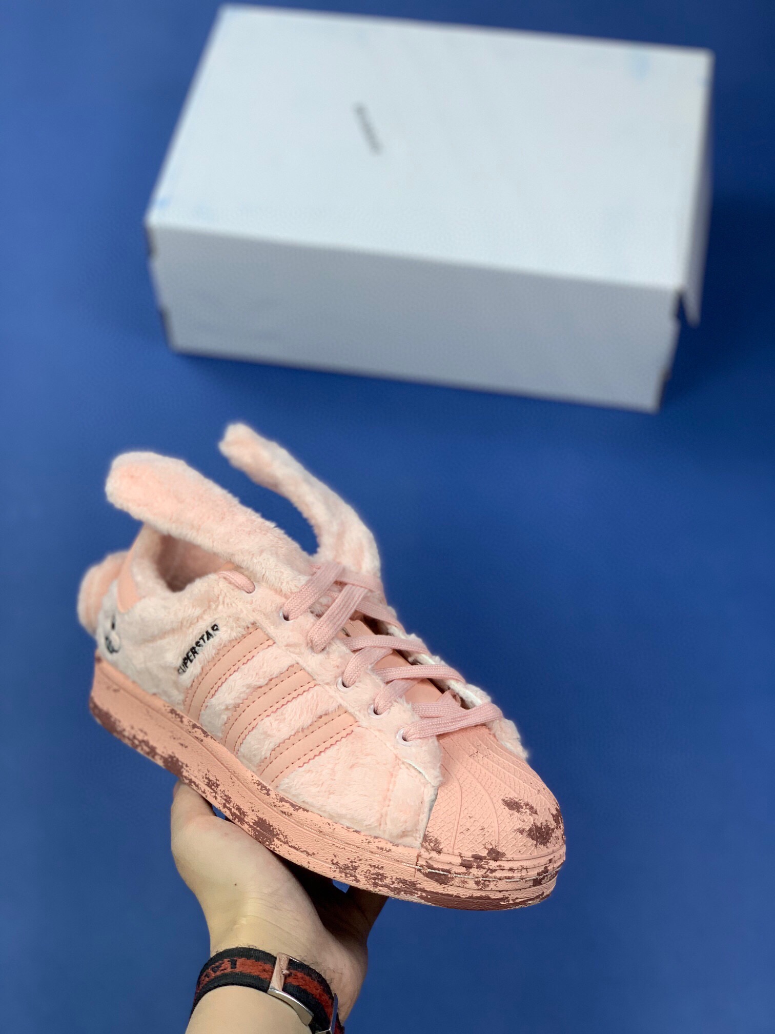 莆田鞋匠|Adidas originals Superstar Karoro 粉兔子