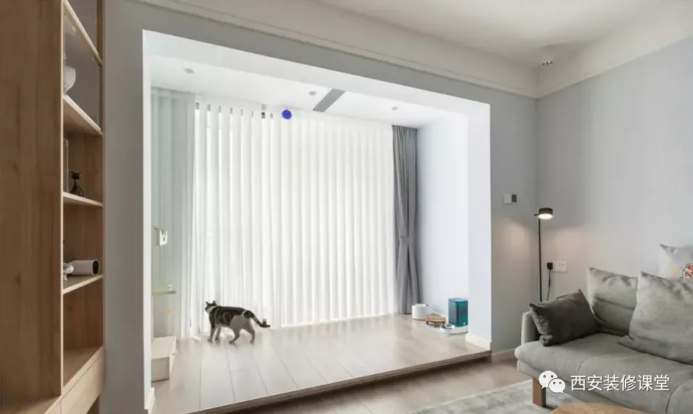 120㎡三室婚房，拆墙满足空间的开放