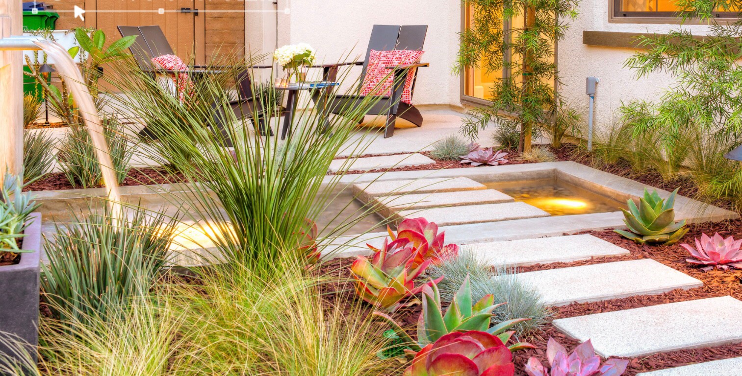 混凝土|适合“懒人”，低维护庭院花园设计，这种简约现代小院实用好打理