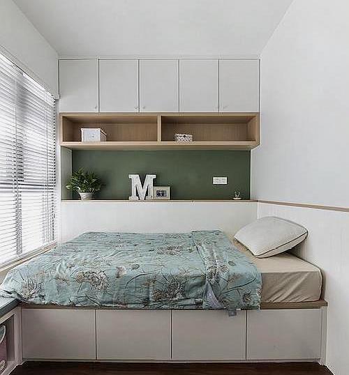 小卧室的“全方位”收纳｜打好“组合拳”，每个地方都不放过