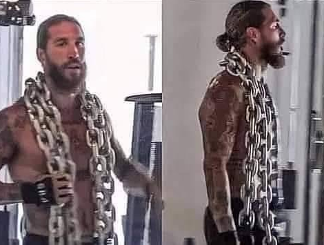 拉莫斯|疯狂麦克斯！35岁拉莫斯太强了，身缠铁链肌肉爆棚，魔鬼筋肉腿