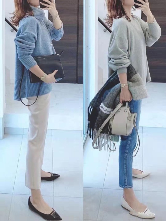 潮流搭配菌 “毛衣+裤子”怎么穿才好看？掌握这3个搭配技巧，减龄好看显气质