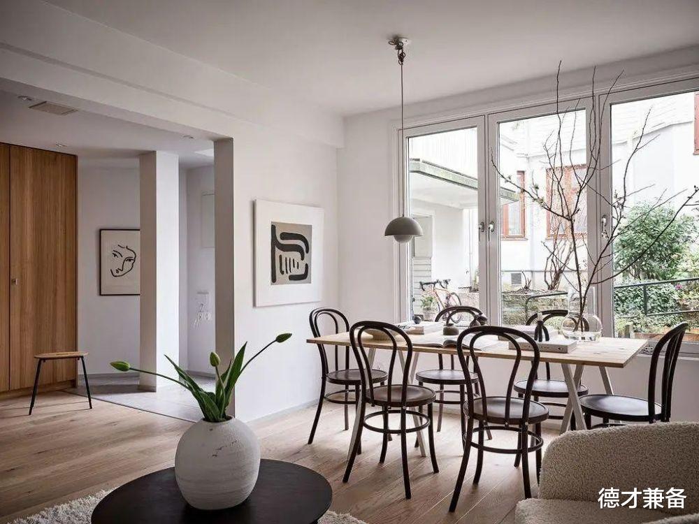 德才兼备|朋友的46平一居美宅，自带庭院静谧舒适，室内规划太大气了，晒晒！