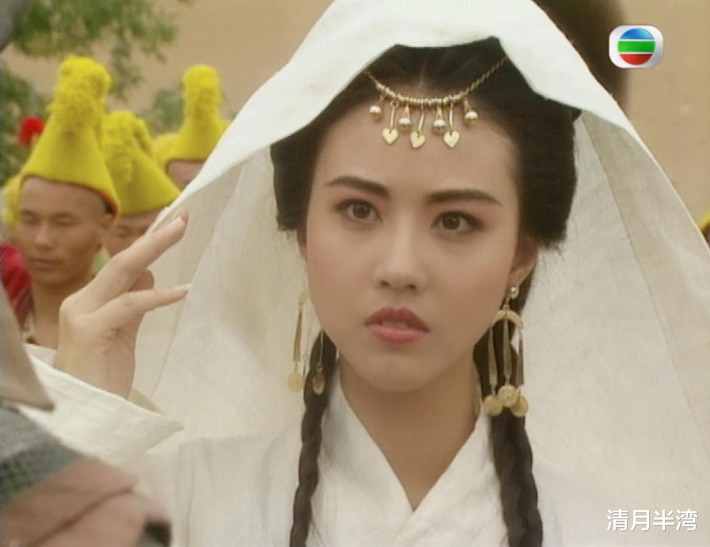 黄圣依|TVB武侠剧里的10位异域美人，自带妩媚和灵气，一颦一笑风情万种