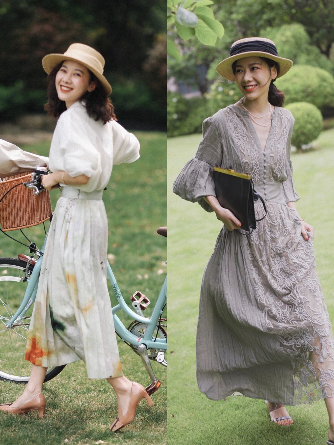 颜红橙|初秋，来点“绿色”更有活力感，清新减龄又高级，百搭洋气不挑人