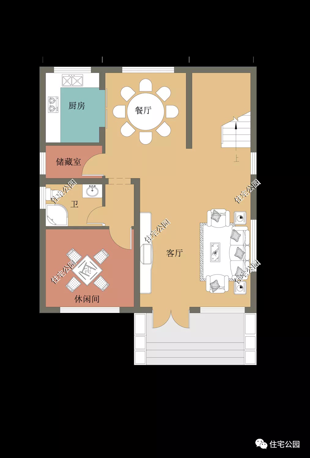 |8×9米占地仅86平，小户型这样设计，人见人爱