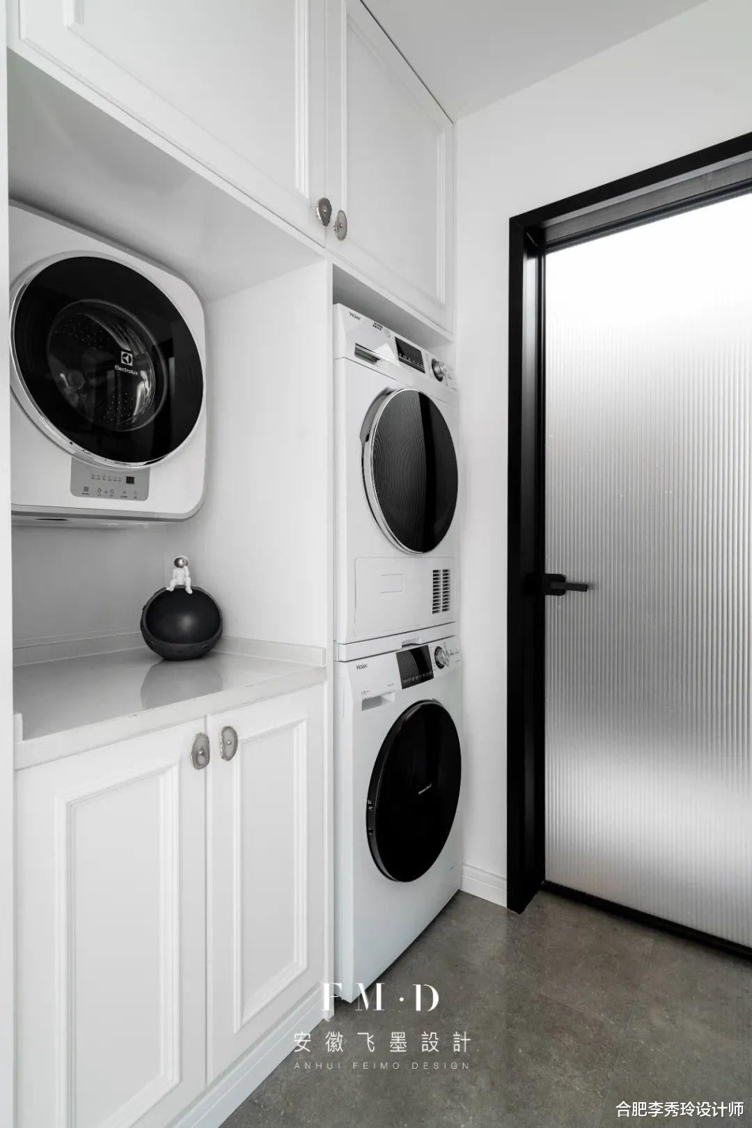 这家挤出4.7㎡,腾出一个独立洗衣房,只为维持一个干净整洁的家