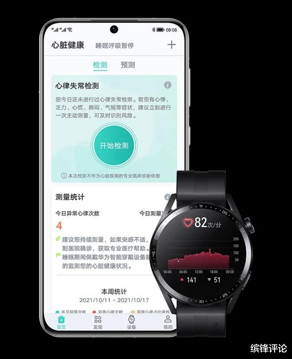 小米科技|余承东21点突然发文,华为最新款手表,健康打卡功能非常实用!